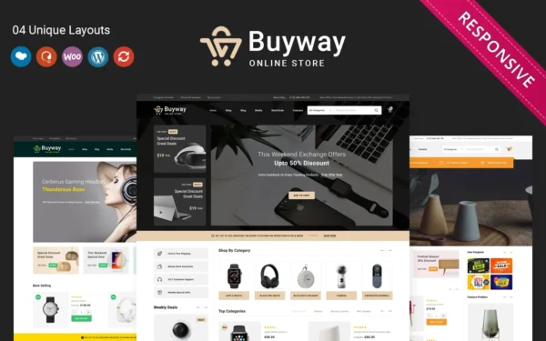 Buyway The Multipurpose Responsive WooCommerce Temasi