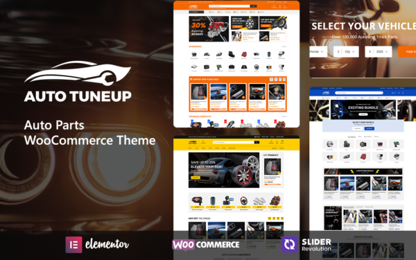 TuneUp Auto Parts WooCommerce WordPress Temasi