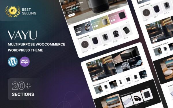 Vayu Ecommerce WordPress WooCommerce Temasi