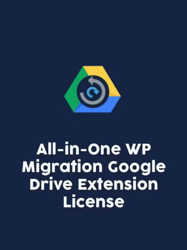 All in One WP Migration Google Drive Extension Lisansi
