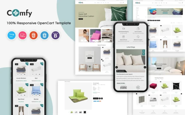 Comfy Responsive OpenCart Temasi